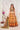 Peach Color Organza Fabric Adroit Printed Lehenga