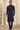 Incredible Art Silk Fabric Navy Blue Color Kurta Pyjama Jacket Set