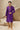 Banarasi Art Silk Fabric Trendy Kurta Pyjama In Purple Color