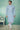 Cotton Fabric Function Wear Readymade Light Blue Color Printed Kurta Pyjama For Men