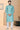 Cyan Fancy Fabric Sangeet Wear Trendy Readymade Printed Kurta Pyjama For Men