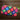 Multi Color Art Silk Printed Classic Clutch Purses