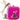Charming Pink Art Silk Clutch with Beautiful Embroidered Work
