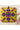 Yellow Art Silk Clutche with Printed for Function