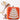 Art Silk Orange Color Riveting Clutch Purses For Function