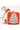Art Silk Orange Color Riveting Clutch Purses For Function