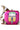 Attractive Printed Art Silk Clutch Purses In Rani Color