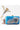 Classic Cyan Color Embroidered Art Silk Clutch