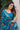 Foil Printed Dola Silk Fabric Cyan Color Function Wear Lehenga