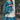 Foil Printed Dola Silk Fabric Cyan Color Function Wear Lehenga