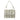 Elegant Art Silk Silver Color Clutch with Hand Work For Party