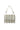 Elegant Art Silk Silver Color Clutch with Hand Work For Party