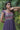 Purple Color Georgette Fabric Embroidered Readymade Long Anarkali Style Gown