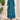 Teal Color Cotton Fabric Readymade Simple Kurti