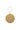 Golden Embroidered Art Silk Round Clutch