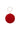 Women'S Party Wear Embroidered Red Round Box Clutch Purse