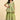 Cotton Fabric Printed Green Color Readymade Kids Sharara Top Lehenga