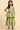 Cotton Fabric Printed Green Color Readymade Kids Sharara Top Lehenga