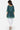 Teal Color Rayon Fabric Designer Printed Readymade Kids Kurti With Dhoti Style Bottom