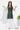Cotton Fabric Printed Dark Green Color Readymade Kids Kurti With Palazzo Style Bottom