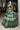 Attractive Function Wear Green Color Foil Printed Work Art Silk Lehenga