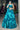 Floral Printed Work Teal Color Fashionable Readymade Lehenga In Chiffon Fabric