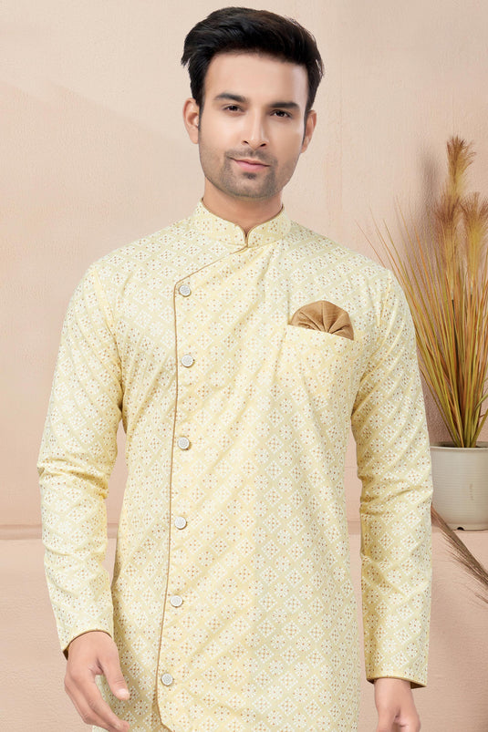 Readymade Lovely Printed Indo Western For Men