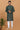 Georgette Fabric Sequins Embroidery Green Color Readymade Men Stylish Kurta Pyjama