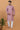 Pretty Cotton Fabric Readymade Men Kurta Pyjama In Lavender Color