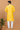 Yellow Color Engaging Cotton Fabric Readymade Kurta Pyjama For Men