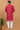 Fetching Red Cotton Fabric Readymade Kurta Pyjama For Men