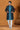 Jacquard Silk Teal Color Wedding Wear Jacquard Work Readymade Designer Men Indo Western