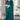 Larissa Bonesi Teal Color Awesome Border Work Georgette Fabric Saree