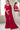 Excellent Red Sequins Work Polyester Saree