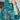 Party Style Embroidered And Stone Work Teal Color Magnificent Organza Saree