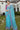 Embroidered And Stone Work Party Style Vintage Organza Saree In Cyan Color
