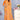 Radiant Orange Color Printed Chiffon Saree