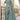 Sea Green Color Printed Chiffon Fabric Daily Wear Saree