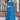Blue Color Chiffon Fabric Casual Awesome Abstract Printed Saree