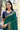 Incredible Border Work On Crepe Silk Fabric Green Color Casual Saree