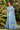 Sky Blue Chic Linen Fabric Regular Saree