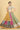 Classic Sequins Designs On Multi Color Readymade Lehenga In Cotton Fabric