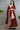 Maroon Color Party Look Georgette Fabric Charismatic Gown