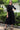 Captivating Georgette Fabric Party Look Gown In Black Color