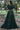 Georgette Fabric Dark Green Color Function Wear Stylish Gown