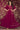 Georgette Fabric Embroidered Readymade Gown In Magenta Color
