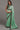 Traditional Chinon Fabric Sea Green Color Saree with Border Work