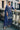 Sangeet Wear Embroidered Readymade Punjabi Style Salwar Kameez In Georgette Fabric Navy Blue Color