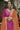 Art Silk Fabric Rani Color Festive Wear Embroidered Readymade Palazzo Salwar Kameez