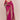 Weaving Work Rani Color Art Silk Fabric Reception Wear Saree